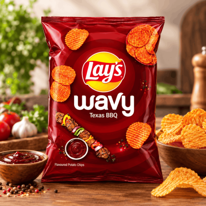 Lay's Wavy BBQ ( لیز ویوی باربی کیو )